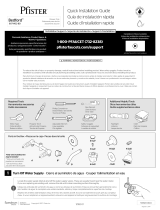 Pfister 807-WS-2BDCC Operating instructions