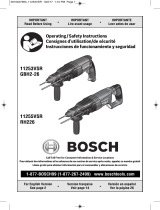 Bosch 11255VSR HCK001 User manual