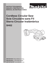 Makita SH02 User manual