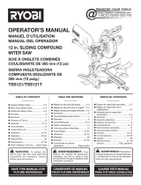 Ryobi TSS121 Owner's manual