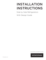 Monogram ZISP480DKSS Installation guide