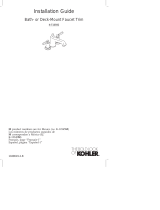 Kohler T10592-4-SN Installation guide