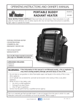 Mr Heater Mr.Heater MH9BX Portable Buddy Radiant Heater User manual