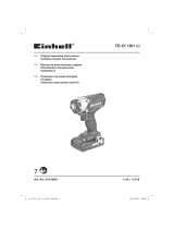 EINHELL TE-CI 18/1 Li-Solo User manual