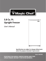 Magic Chef HMUF6WE User manual