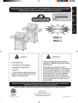 NAPOLEON R425SBPK-1-OB Owner's manual