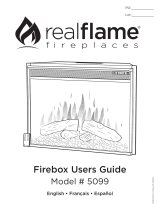 Real Flame 6720E-RW User manual