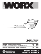 Worx WG547.9 User manual