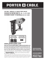 Porter-Cable PCC792B User manual