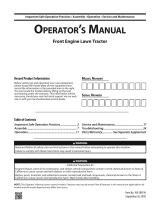 Cub Cadet ST54 FAB User manual