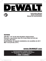 DeWalt DCF809C2 User manual