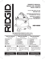 RIDGID HD1401 User manual
