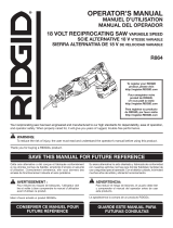 RIDGID R8641B User manual