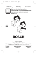 Bosch 1508 - 8 Gauge Unishear Shear User manual