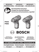 Bosch PS82-02 User manual