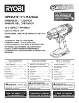 Ryobi P1935N User manual