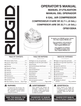 RIDGID OF60150HA-R250A User manual