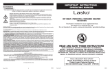 Lasko 102 User manual