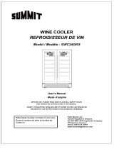 Summit Appliance SWC24GKS-T4 User manual