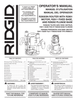 RIDGID R2901 User manual
