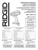 RIDGID R86011SB-R8694520B User manual