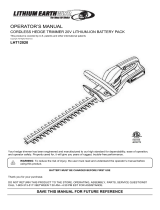EarthWise LHT12020 User manual