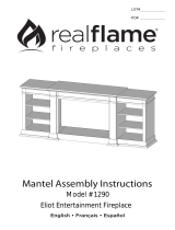 Real Flame 1290E-W User manual