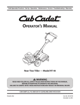 Cub Cadet RT-45 User manual
