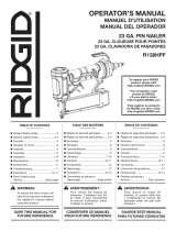 RIDGID R138HPF-R5025LF User manual