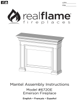 Real Flame 6720E-RW User manual
