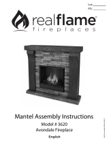 Real Flame 3620E-GL User manual