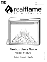 Real Flame 7720E-W Owner's manual