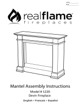 Real Flame 1220E-W Owner's manual