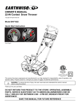 EarthWise SN71022 User manual