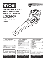 Ryobi RY40BT-CMB1 User manual