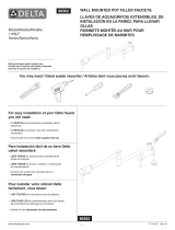 Delta Contemporary Wall Mount Pot Filler Owner's manual