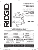 RIDGID HD1600C User manual