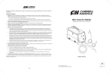 Campbell Hausfeld DW313000 User manual