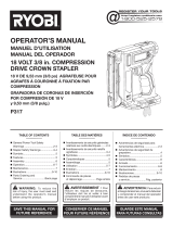 Ryobi P317-PSK004 User manual
