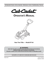 Cub Cadet RT 65 User manual