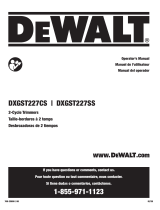 DeWalt DXGST227SS User manual