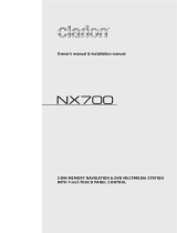 Clarion NX700 User manual