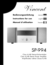 VINCENT SP-994 Owner's manual