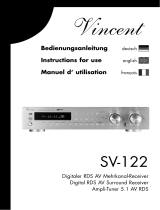 VINCENT SV-122 Owner's manual