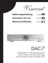 VINCENT DAC-7 Owner's manual