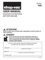 Shop Vac 4000 SERIES User manual