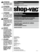 Shop-Vac 86L User manual