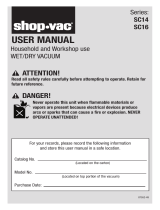 Shop-Vac SC16-SQ650 User manual