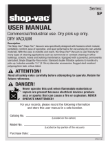 Shop-Vac SP650C User manual