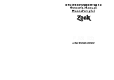 Zeck-audio F52EQ Owner's manual
